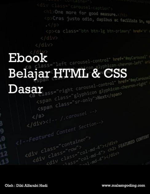 Belajar HTML dan CSS Dasar