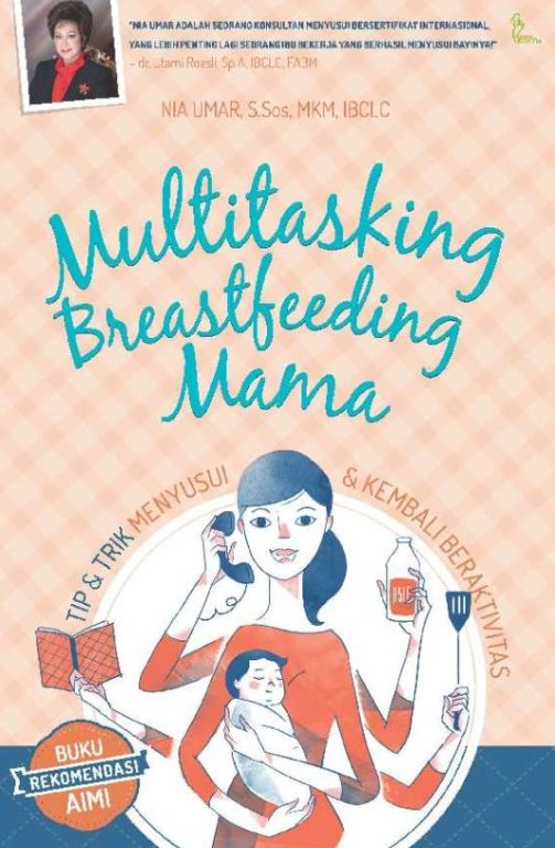 Multitasking Brestfeeding Mama