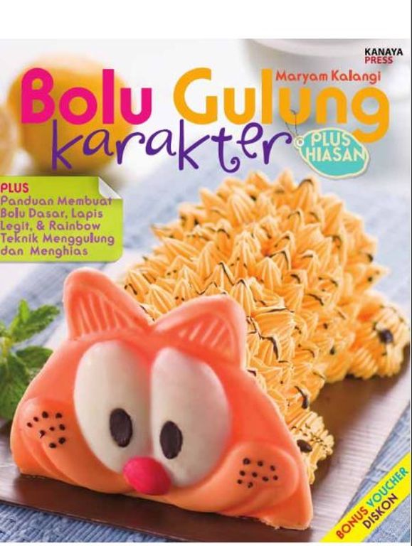 Bolu Gulung Karakter plus Hiasan